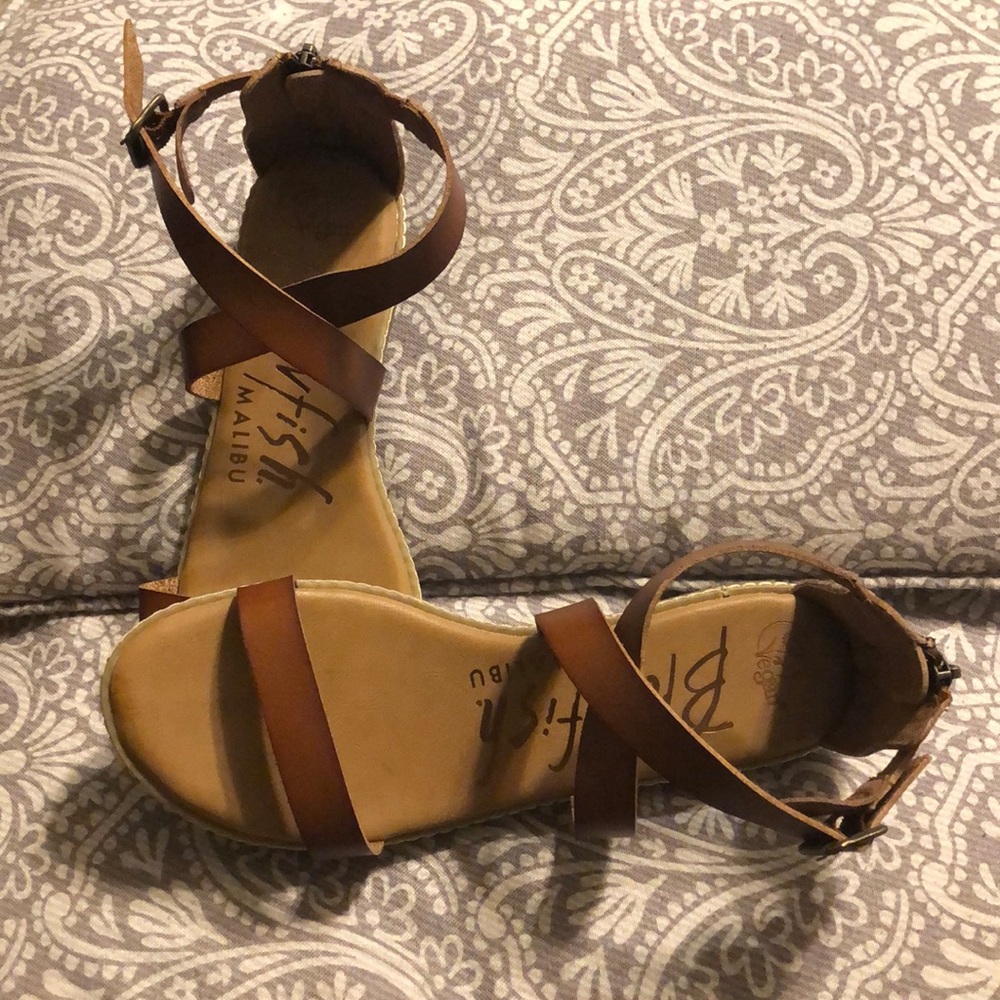 Brown sandals